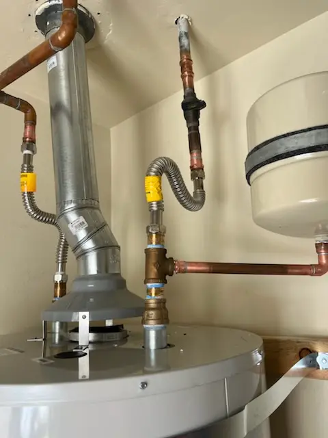 Water heater installation and plumbing repair in Rummel